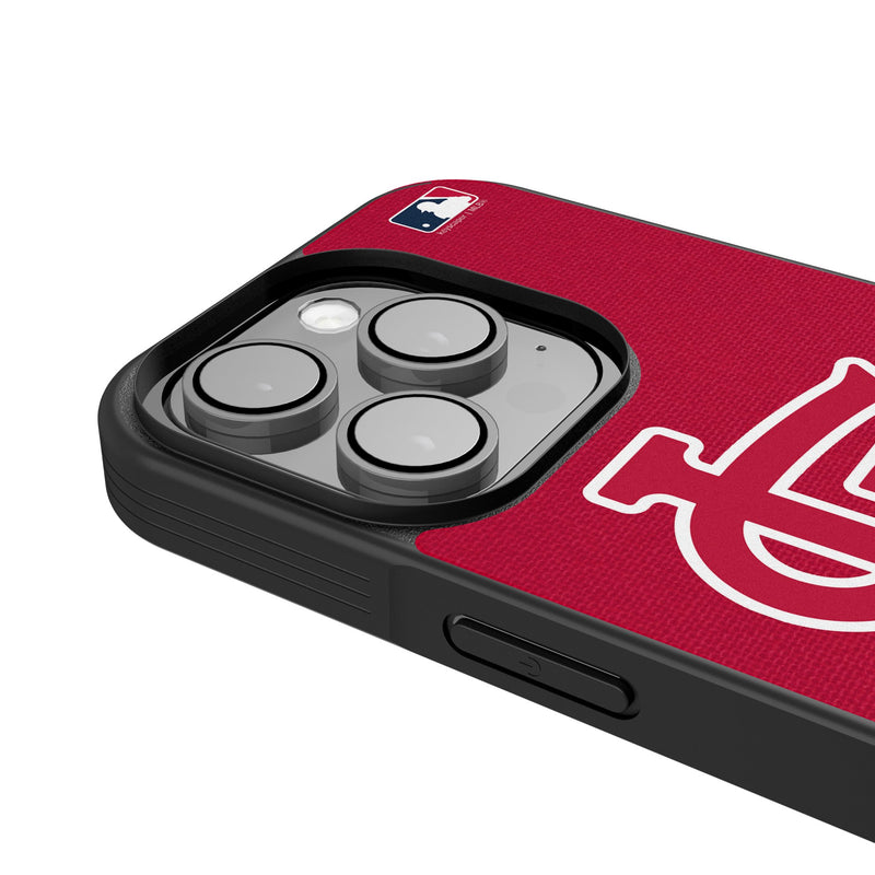 St Louis Cardinals Personalized Stripe iPhone Bump Phone Case for Apple iPhone Detail.Jpg