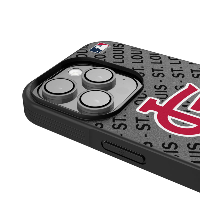 St Louis Cardinals Personalized Tilt iPhone Bump Phone Case for Apple iPhone Detail.Jpg