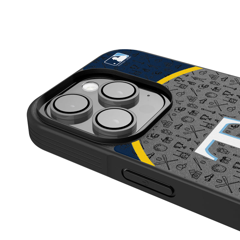 Tampa Bay Rays Personalized Circle iPhone Bump Phone Case for Apple iPhone Detail.Jpg