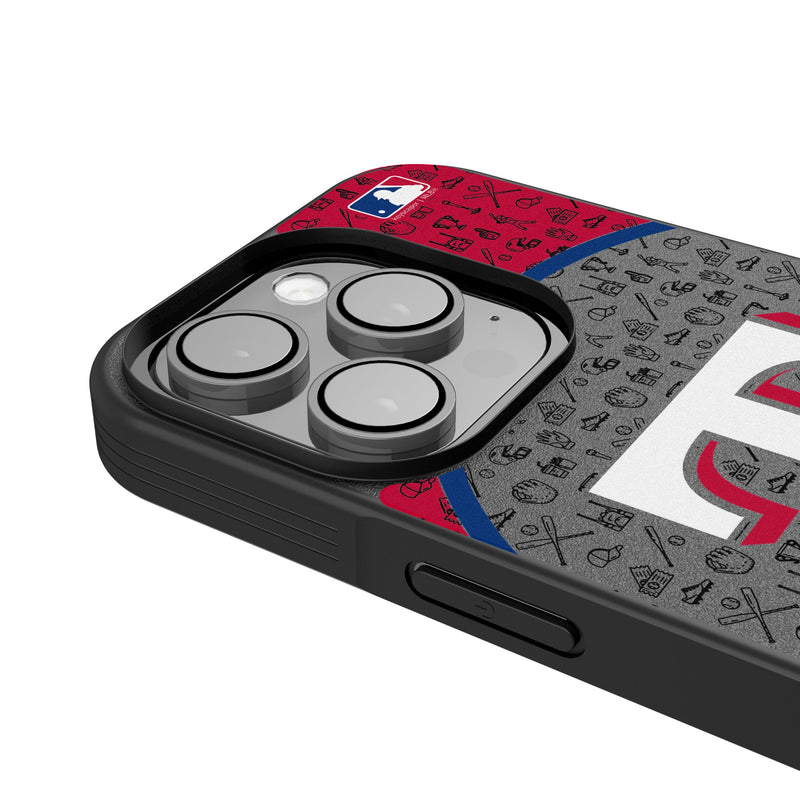 Texas Rangers Personalized Circle iPhone Bump Phone Case for Apple iPhone Detail.Jpg