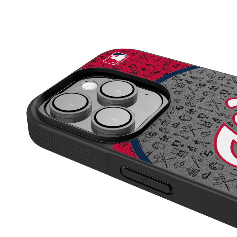 Washington Nationals Personalized Circle iPhone Bump Phone Case for Apple iPhone Detail.Jpg