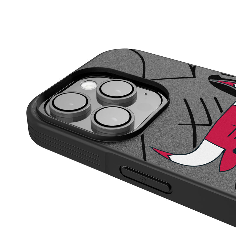 Chicago Bulls Personalized Tilt iPhone Bump Phone Case for Apple iPhone Detail.Jpg