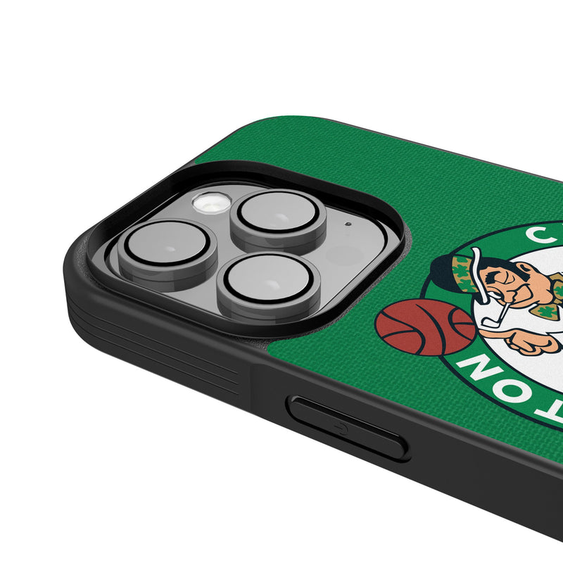 Boston Celtics Personalized Stripe iPhone Bump Phone Case for Apple iPhone Detail.Jpg