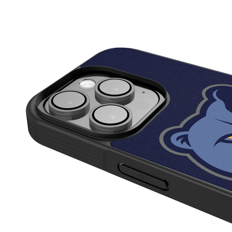 Memphis Grizzlies Personalized Stripe iPhone Bump Phone Case for Apple iPhone Detail.Jpg