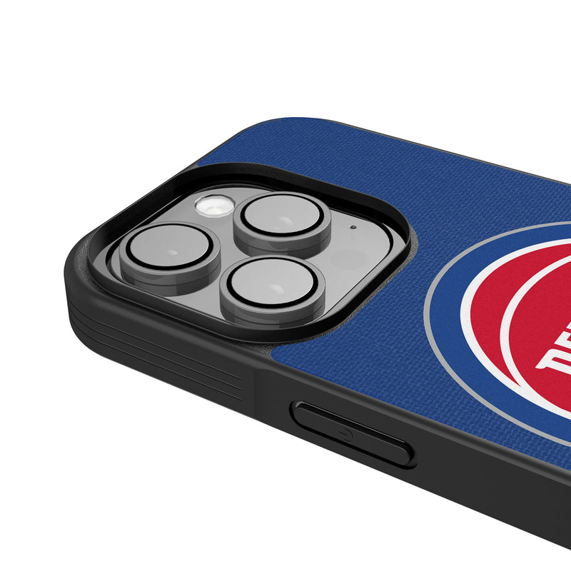Detroit Pistons Personalized Stripe iPhone Bump Phone Case for Apple iPhone Detail.Jpg