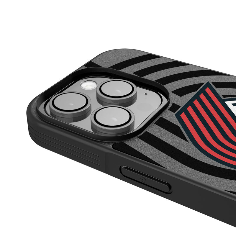 Portland Trail Blazers Personalized Tilt iPhone Bump Phone Case for Apple iPhone Detail.Jpg