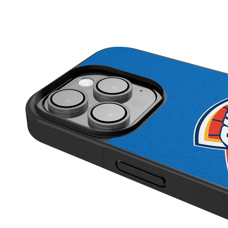 Oklahoma City Thunder Personalized Stripe iPhone Bump Phone Case for Apple iPhone Detail.Jpg