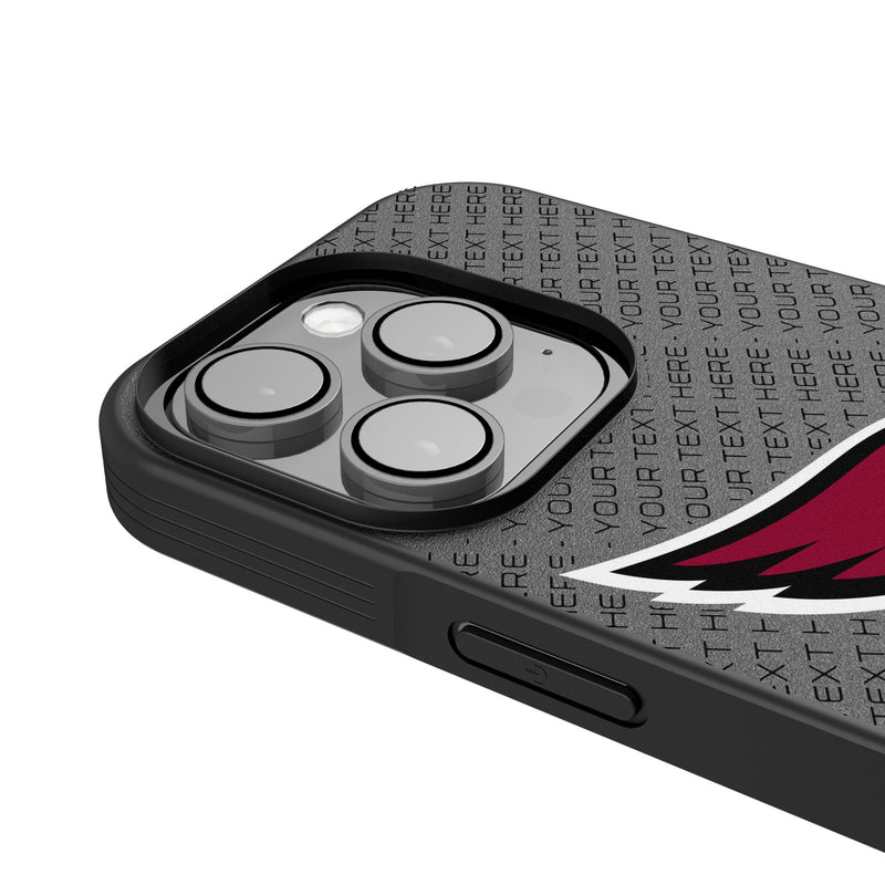 Arizona Cardinals Personalized EndZone Plus iPhone Bump Phone Case for Apple iPhone Detail.Jpg