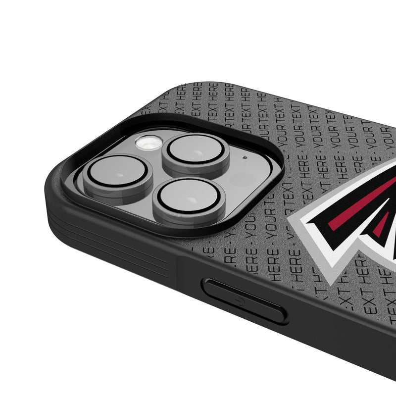 Atlanta Falcons Personalized EndZone Plus iPhone Bump Phone Case for Apple iPhone Detail.Jpg