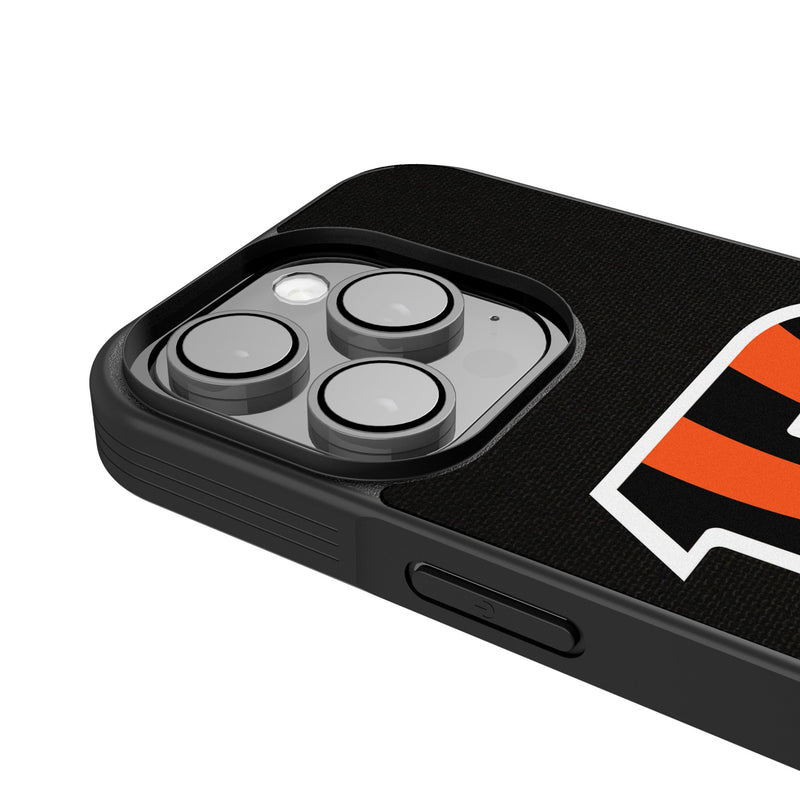 Cincinnati Bengals Personalized Stripe iPhone Bump Phone Case for Apple iPhone Detail.Jpg
