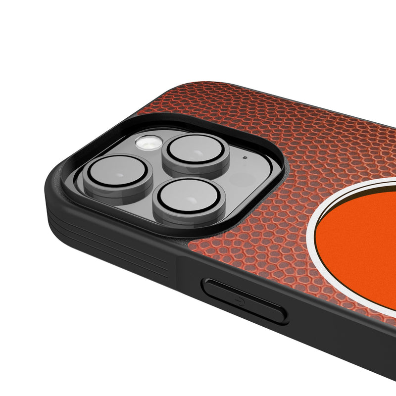 Cleveland Browns Personalized Football iPhone Bump Phone Case for Apple iPhone Detail.Jpg