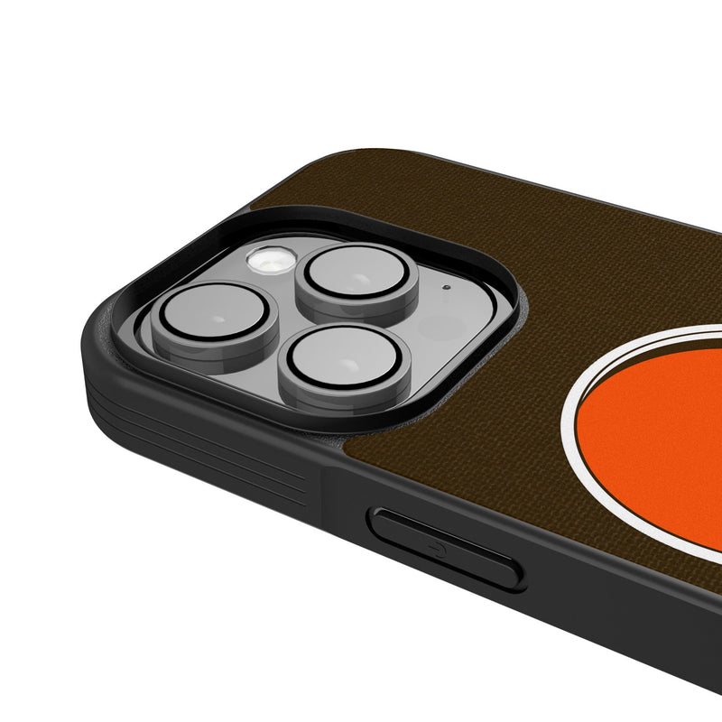 Cleveland Browns Personalized Stripe iPhone Bump Phone Case for Apple iPhone Detail.Jpg