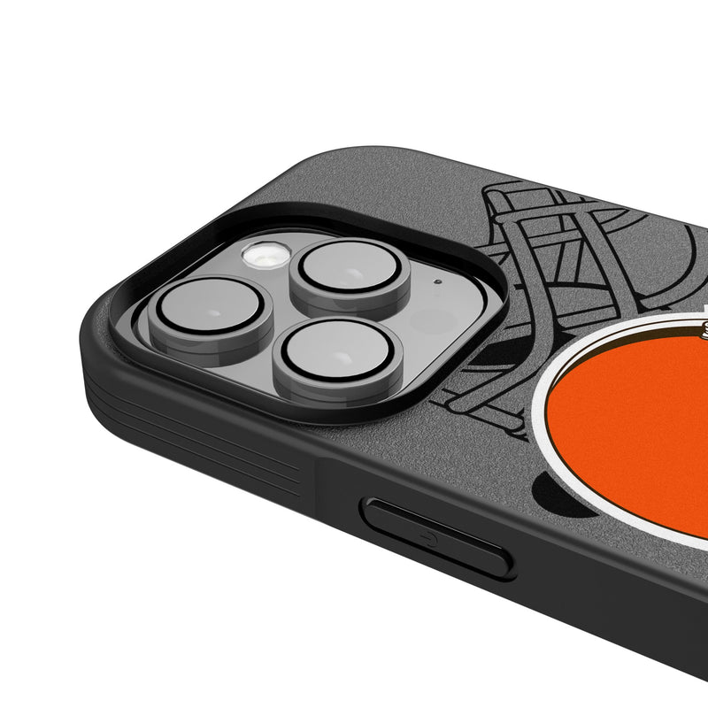 Cleveland Browns Personalized Tilt iPhone Bump Phone Case for Apple iPhone Detail.Jpg