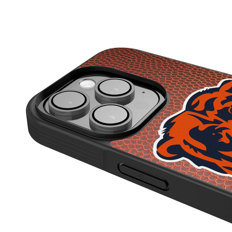 Chicago Bears Personalized Football iPhone Bump Phone Case for Apple iPhone Detail.Jpg