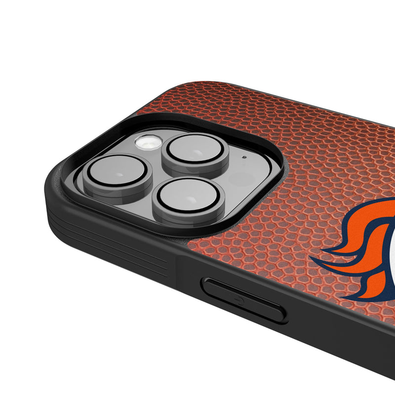 Denver Broncos Personalized Football iPhone Bump Phone Case for Apple iPhone Detail.Jpg