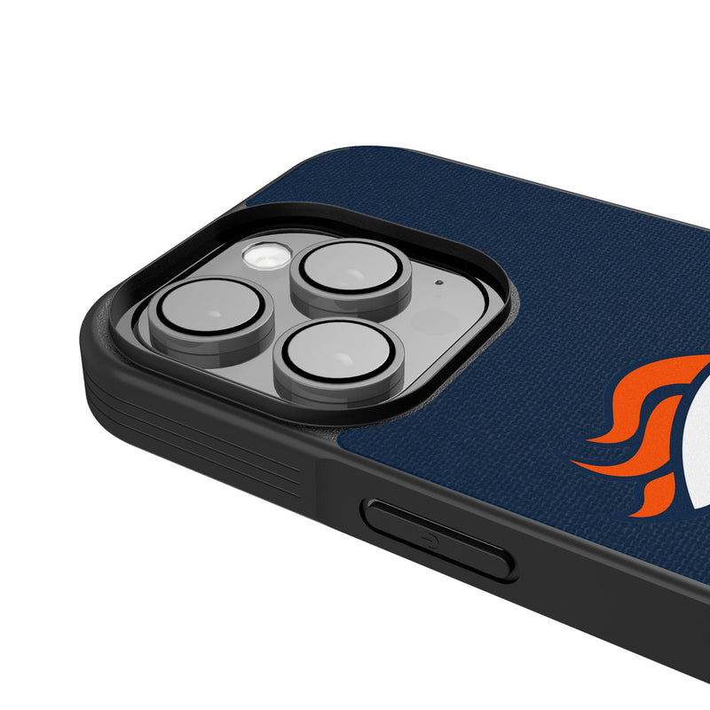 Denver Broncos Personalized Stripe iPhone Bump Phone Case for Apple iPhone Detail.Jpg
