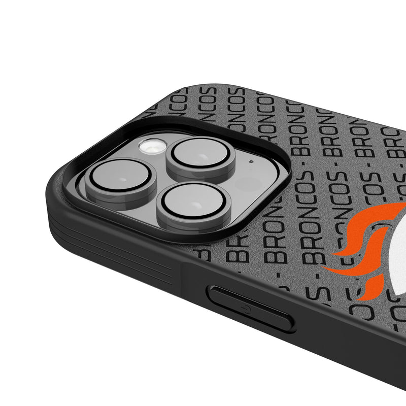 Denver Broncos Personalized Tilt iPhone Bump Phone Case for Apple iPhone Detail.Jpg