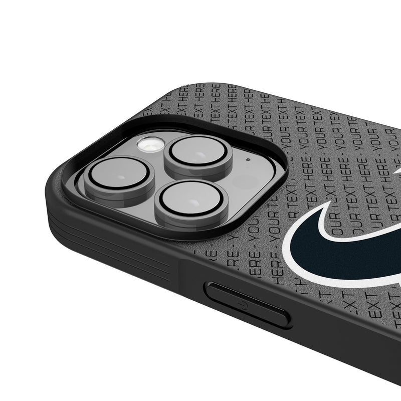 Houston Texans Personalized EndZone Plus iPhone Bump Phone Case for Apple iPhone Detail.Jpg