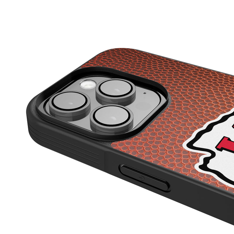 Kansas City Chiefs Personalized Football iPhone Bump Phone Case for Apple iPhone Detail.Jpg