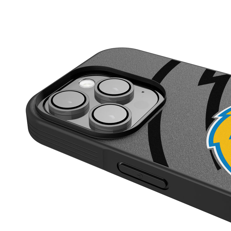 Los Angeles Chargers Personalized Tilt iPhone Bump Phone Case for Apple iPhone Detail.Jpg