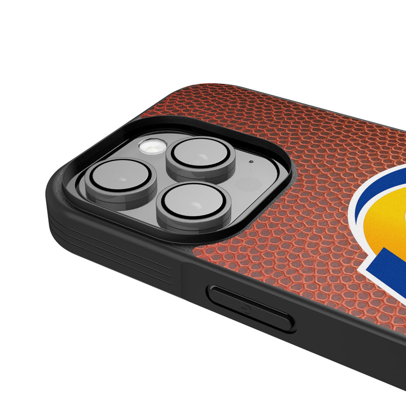 Los Angeles Rams Personalized Football iPhone Bump Phone Case for Apple iPhone Detail.Jpg