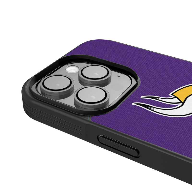 Minnesota Vikings Personalized Stripe iPhone Bump Phone Case for Apple iPhone Detail.Jpg