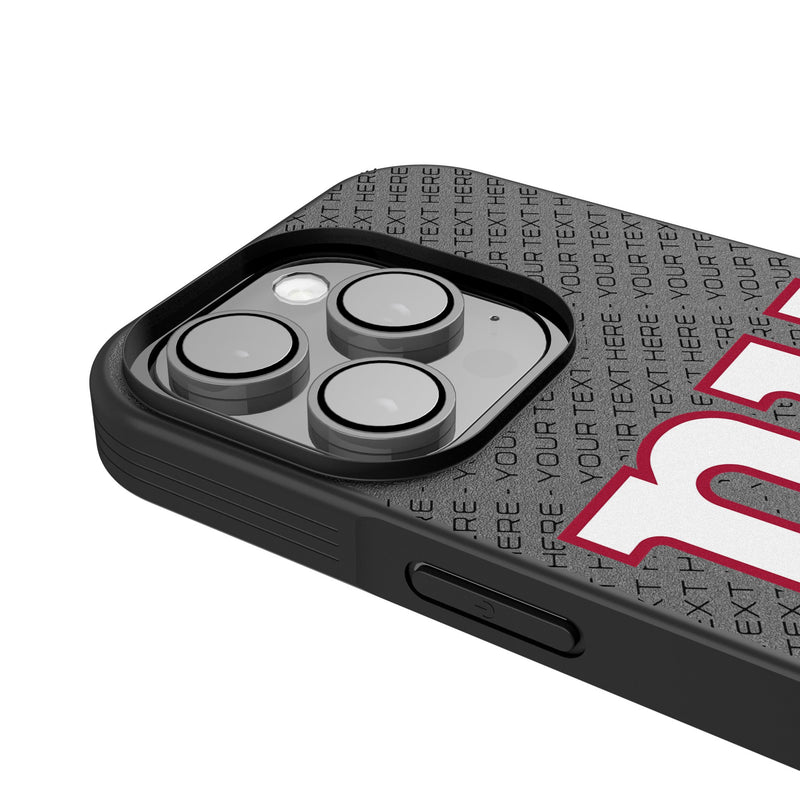 New York Giants Personalized EndZone Plus iPhone Bump Phone Case for Apple iPhone Detail.Jpg