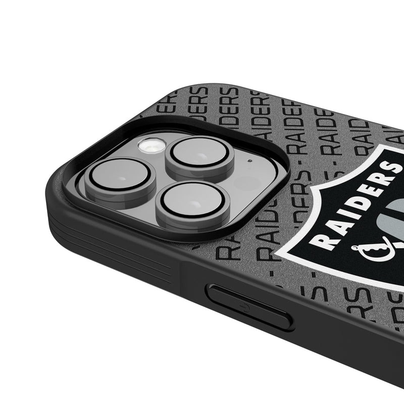 Las Vegas Raiders Personalized Tilt iPhone Bump Phone Case for Apple iPhone Detail.Jpg