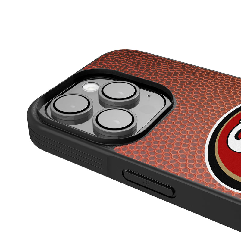 San Francisco 49ers Personalized Football iPhone Bump Phone Case for Apple iPhone Detail.Jpg