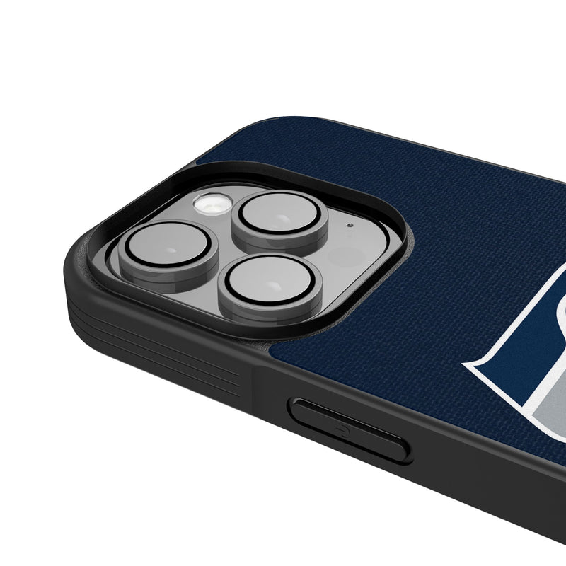 Seattle Seahawks Personalized Stripe iPhone Bump Phone Case for Apple iPhone Detail.Jpg