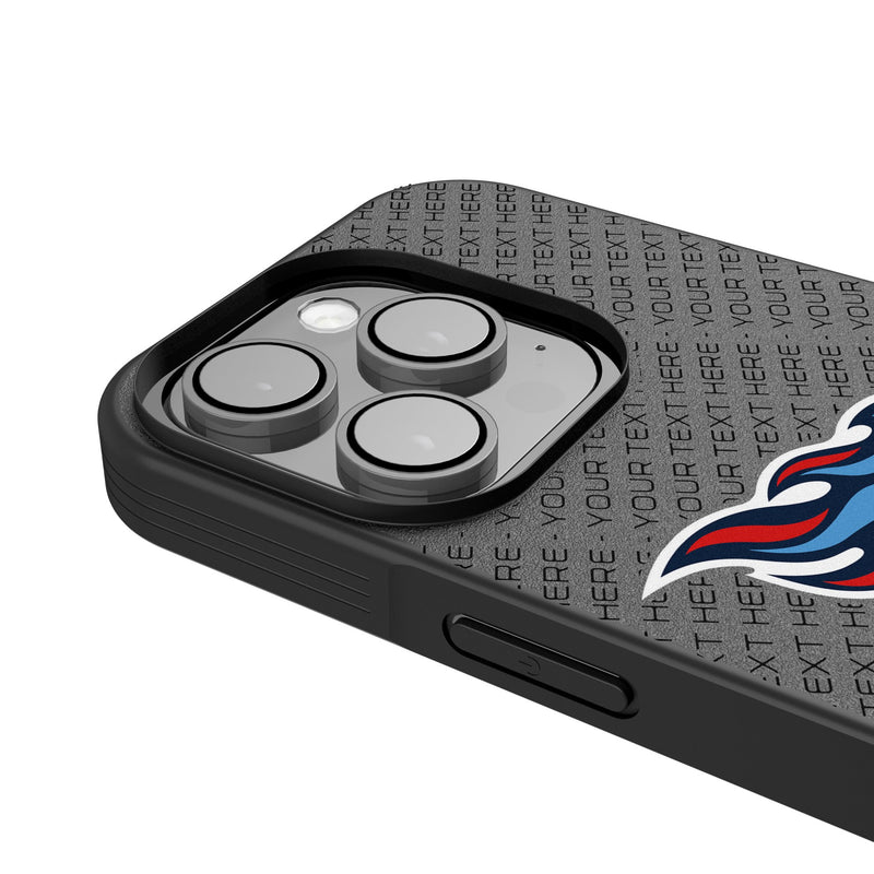 Tennessee Titans Personalized EndZone Plus iPhone Bump Phone Case for Apple iPhone Detail.Jpg