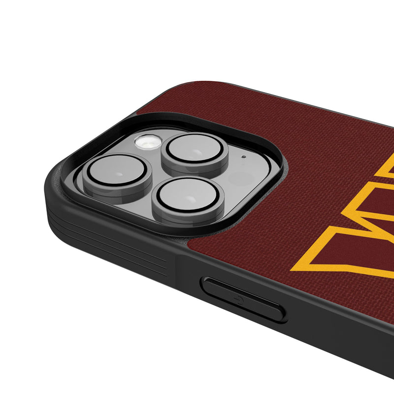 Washington Commanders Personalized Stripe iPhone Bump Phone Case for Apple iPhone Detail.Jpg