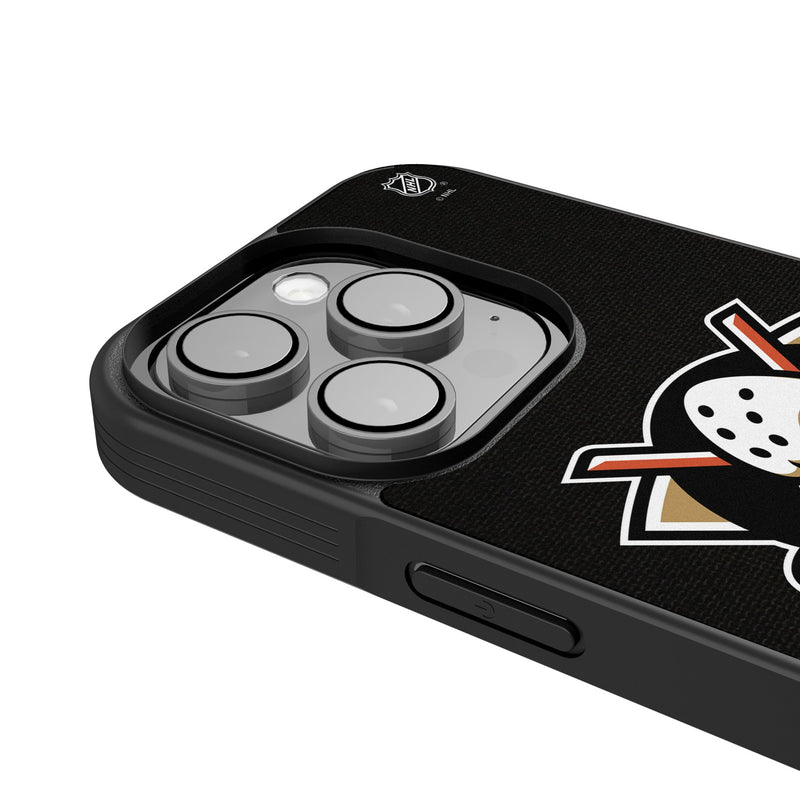 Anaheim Ducks Personalized Stripe iPhone Bump Phone Case for Apple iPhone Detail.Jpg