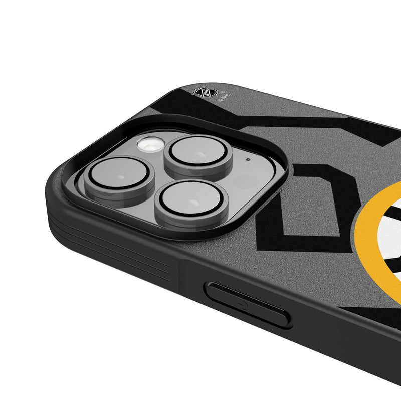 Boston Bruins Monocolor Tilt iPhone Bump Phone Case for Apple iPhone Detail.Jpg
