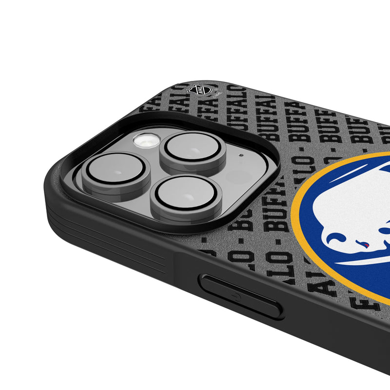 Buffalo Sabres Personalized EndZone Plus iPhone Bump Phone Case for Apple iPhone Detail.Jpg