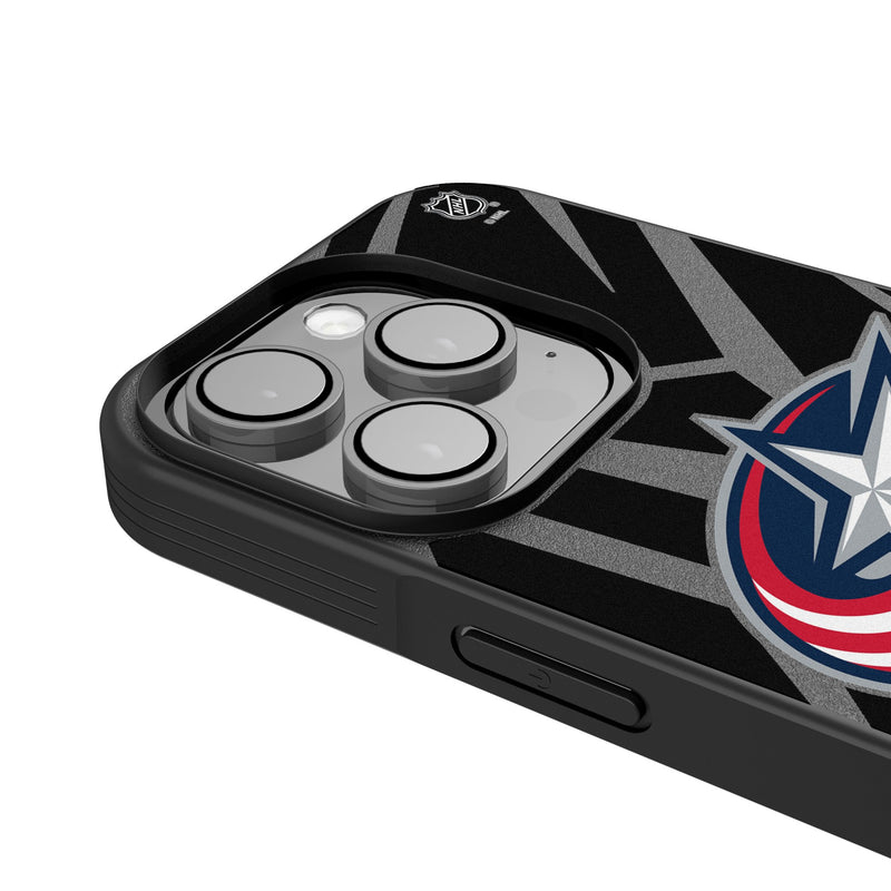 Columbus Blue Jackets Personalized Tilt iPhone Bump Phone Case for Apple iPhone Detail.Jpg