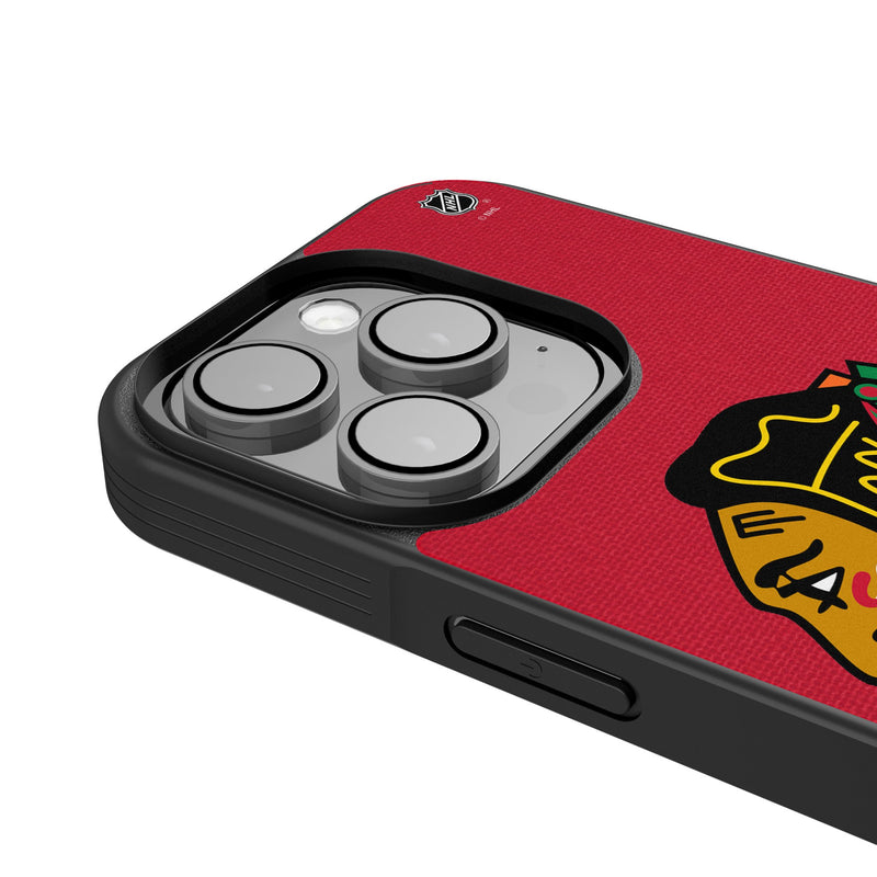Chicago Blackhawks Personalized Stripe iPhone Bump Phone Case for Apple iPhone Detail.Jpg