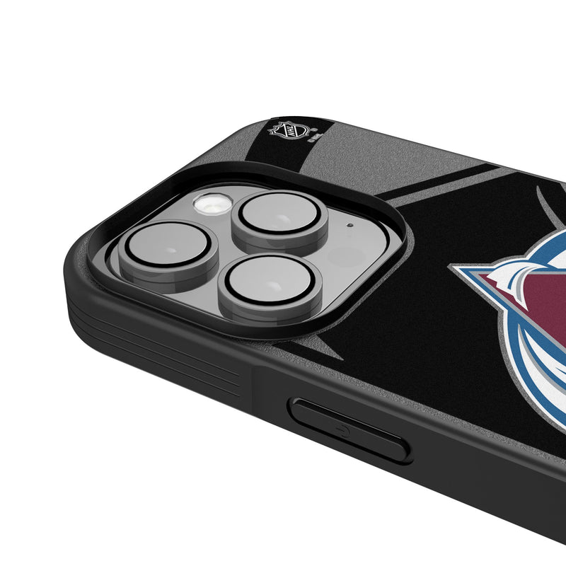 Colorado Avalanche Personalized Tilt iPhone Bump Phone Case for Apple iPhone Detail.Jpg