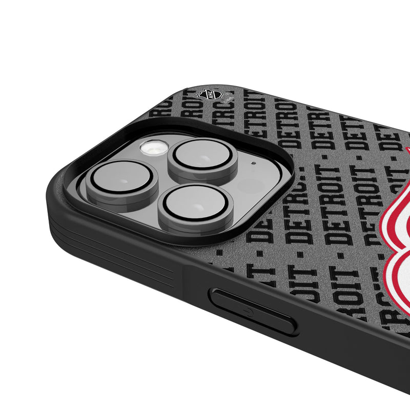 Detroit Red Wings Personalized EndZone Plus iPhone Bump Phone Case for Apple iPhone Detail.Jpg