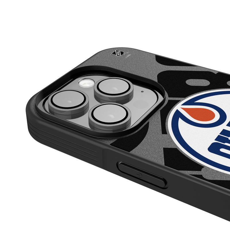 Edmonton Oilers Personalized Tilt iPhone Bump Phone Case for Apple iPhone Detail.Jpg
