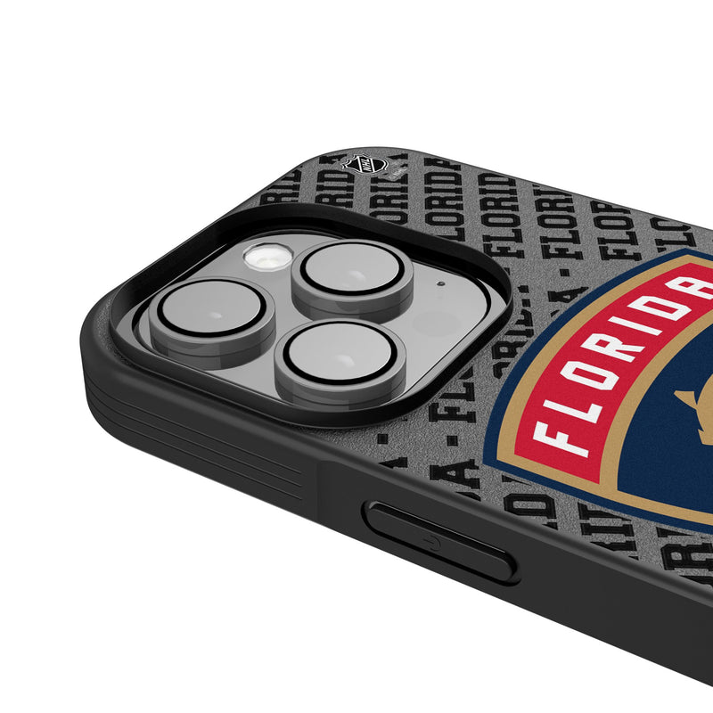 Florida Panthers Personalized EndZone Plus iPhone Bump Phone Case for Apple iPhone Detail.Jpg