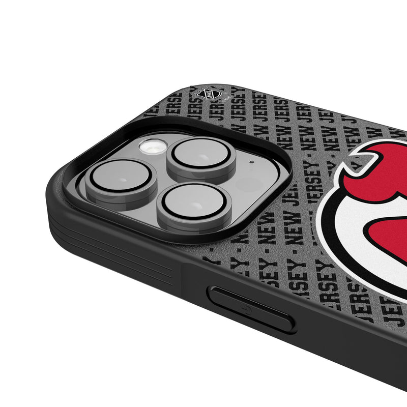 New Jersey Devils Personalized EndZone Plus iPhone Bump Phone Case for Apple iPhone Detail.Jpg