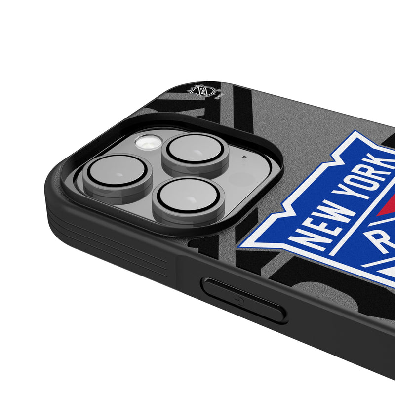 New York Rangers Personalized Tilt iPhone Bump Phone Case for Apple iPhone Detail.Jpg