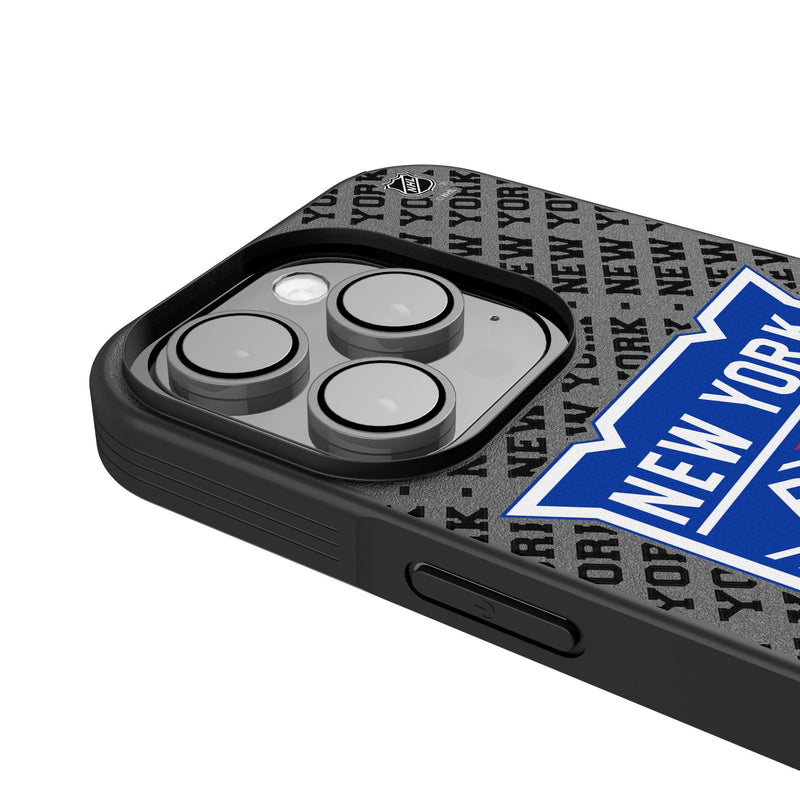 New York Rangers Personalized EndZone Plus iPhone Bump Phone Case for Apple iPhone Detail.Jpg