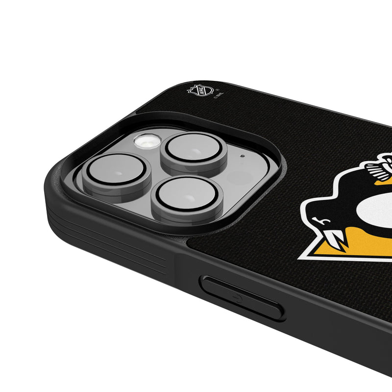 Pittsburgh Penguins Personalized Stripe iPhone Bump Phone Case for Apple iPhone Detail.Jpg