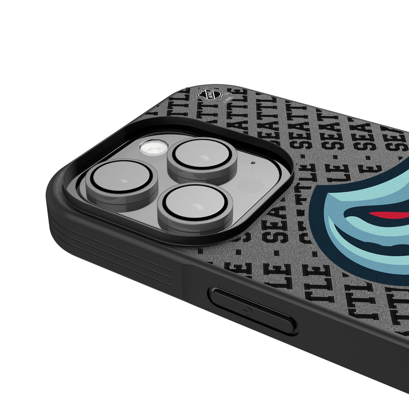 Seattle Kraken Personalized EndZone Plus iPhone Bump Phone Case for Apple iPhone Detail.Jpg