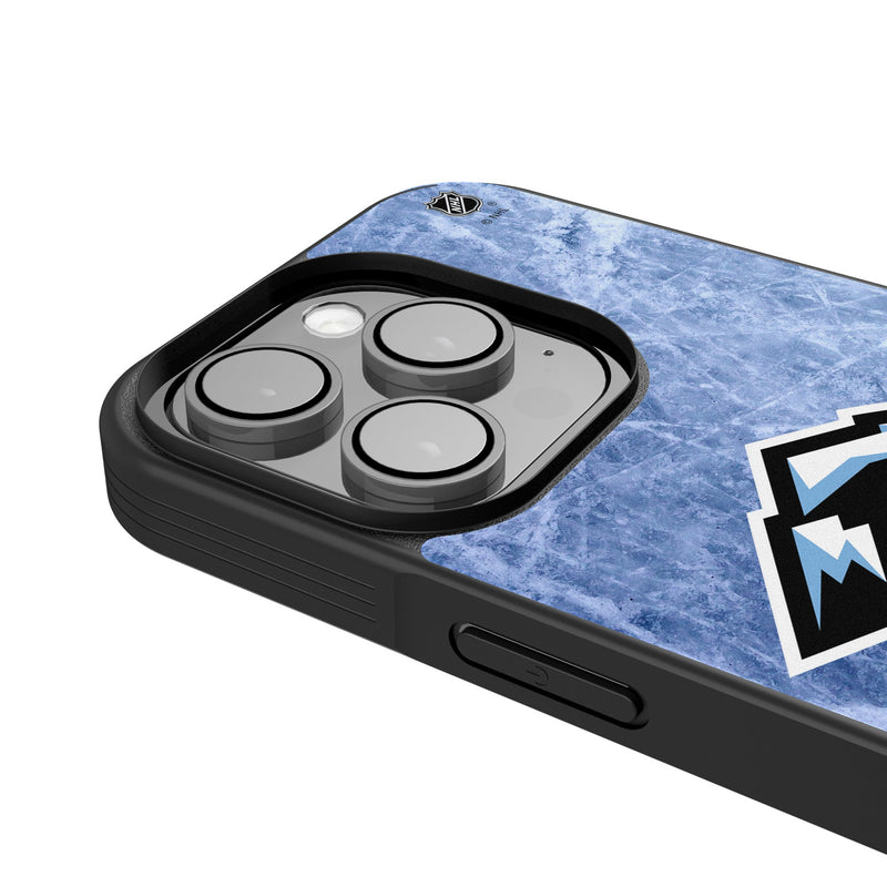 Utah Mammoth Ice Wordmark iPhone Bump Phone Case for Apple iPhone Detail.Jpg