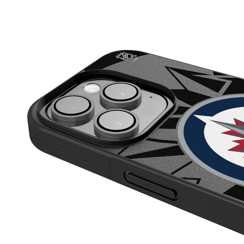 Winnipeg Jets Personalized Tilt iPhone Bump Phone Case for Apple iPhone Detail.Jpg