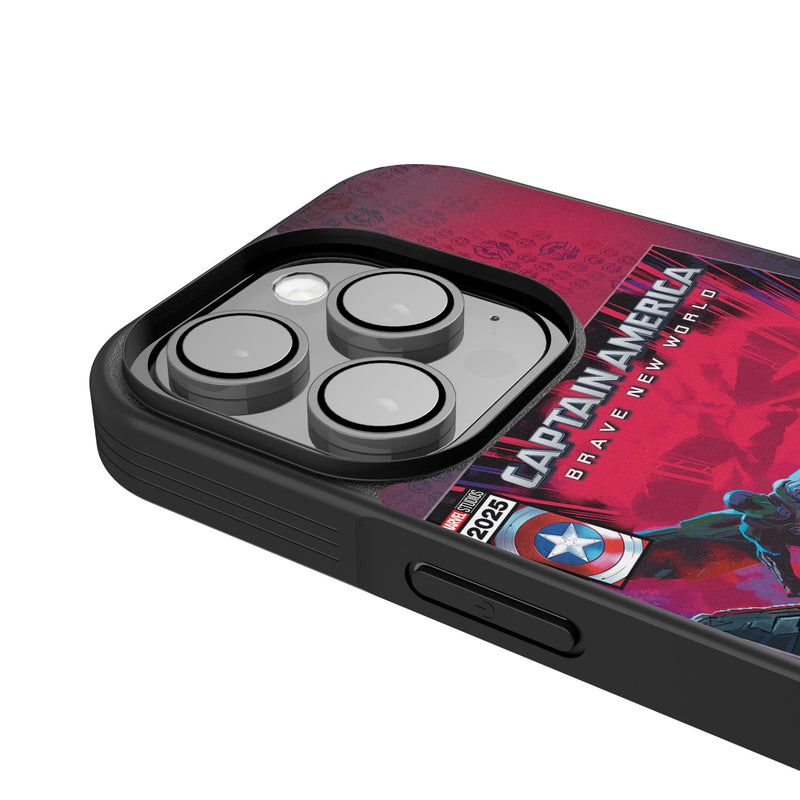 Marvel Avengers Sam Wilson Captain America Cover Art iPhone Bump Phone Case for Apple iPhone Detail.Jpg