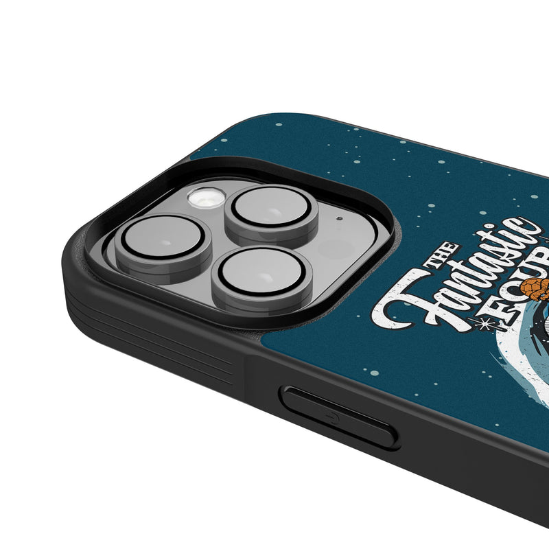 Marvel Fantastic Four Badge iPhone Bump Phone Case for Apple iPhone Detail.Jpg